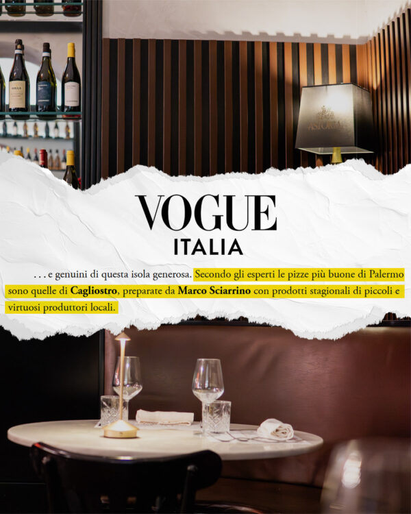 Migliore pizzeria vouge palermo